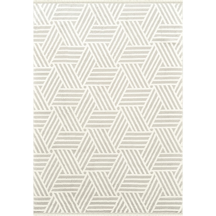 Kaşmir Halı 7/24 Plushy Tova Gray 80x300 cm