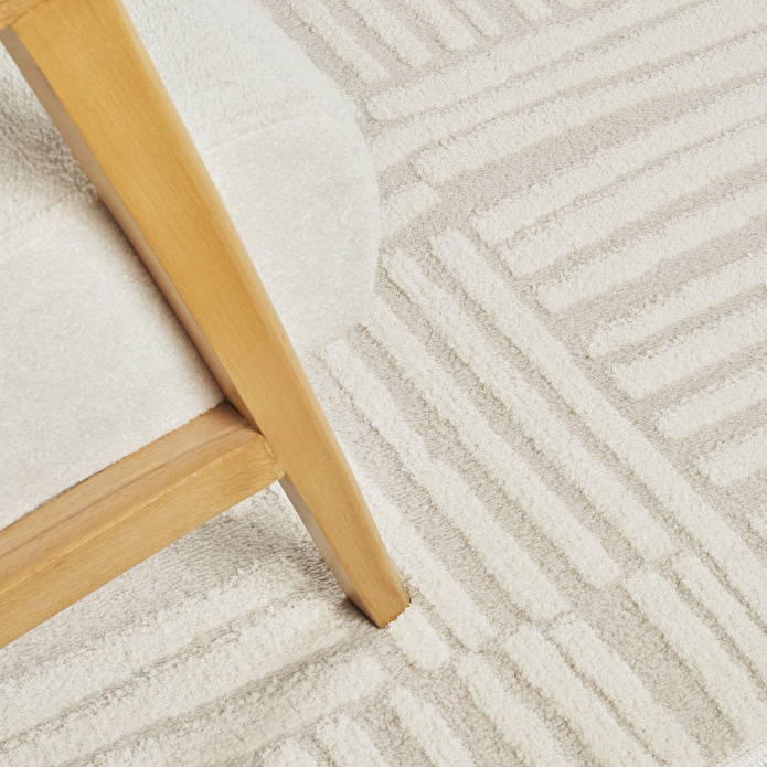 Kaşmir Halı 7/24 Plushy Tova Cream 200x290 cm