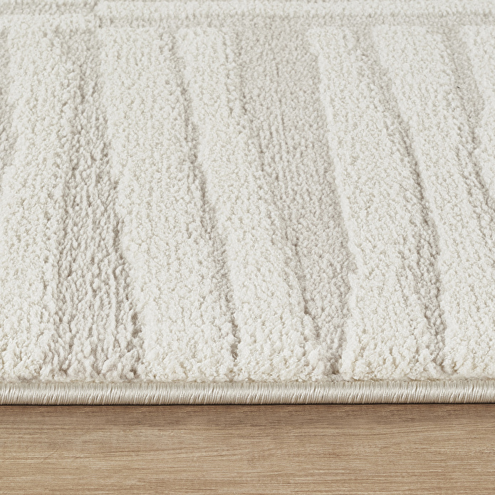 Kaşmir Halı 7/24 Plushy Tova Cream 200x290 cm