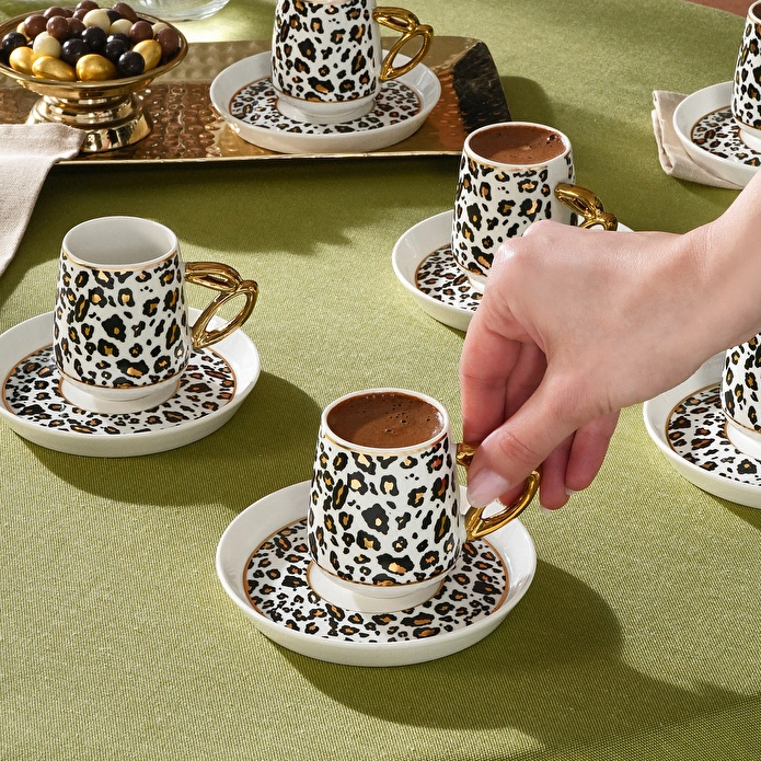 Karaca West 6 Kişilik Kahve Fincan Takımı 90 ml