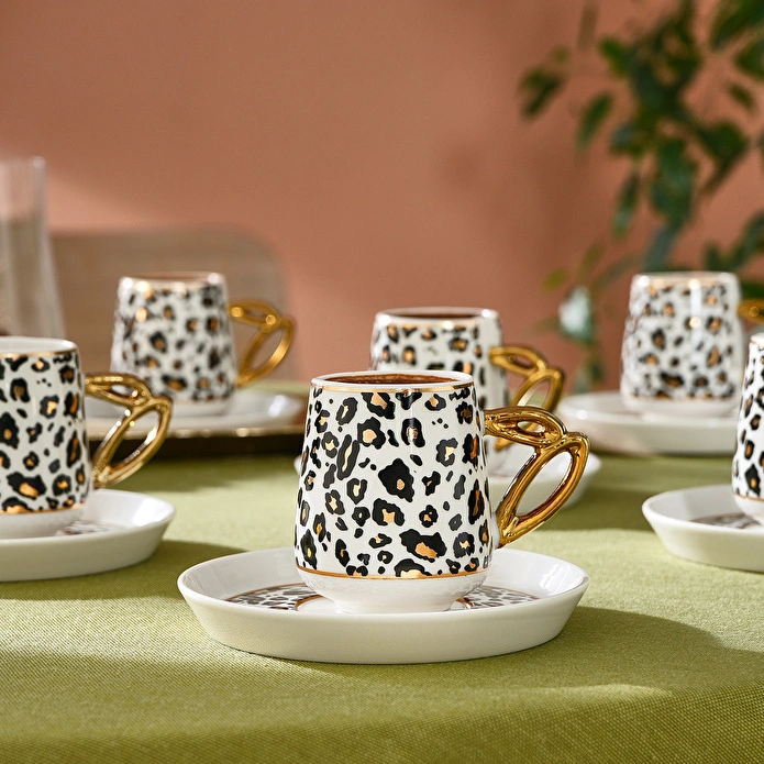 Karaca West 6 Kişilik Kahve Fincan Takımı 90 ml