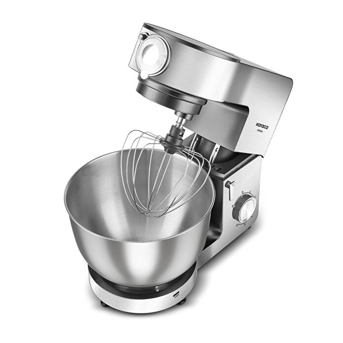 Karaca Multichef Ultra Inox Kıyma Çekme/Sucuk-Sosis/İçli Köfte Aparatlı Hamur Yoğurma Makinesi 2000W 8L