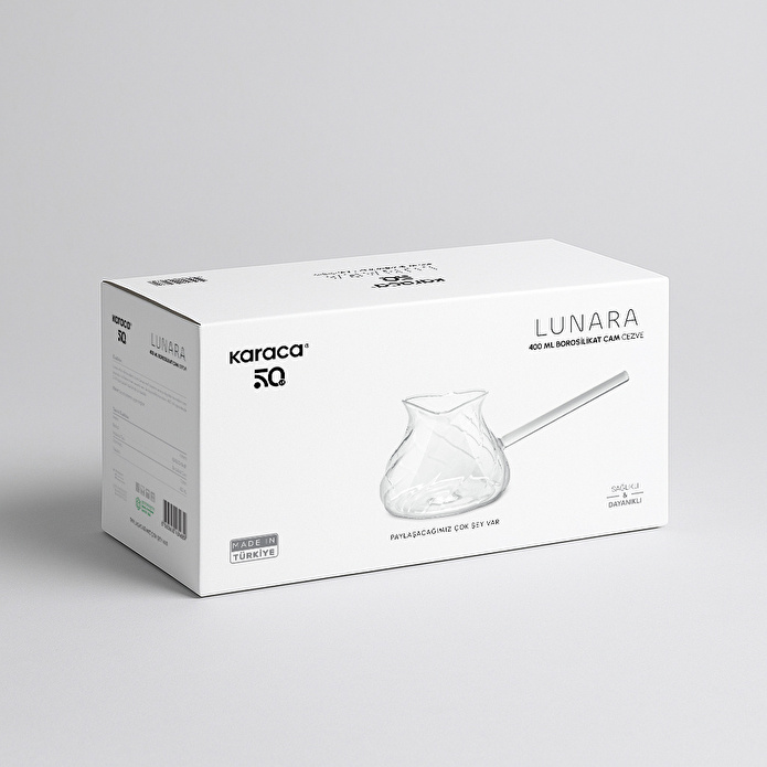 Karaca Lunara Cam Cezve 400 ml