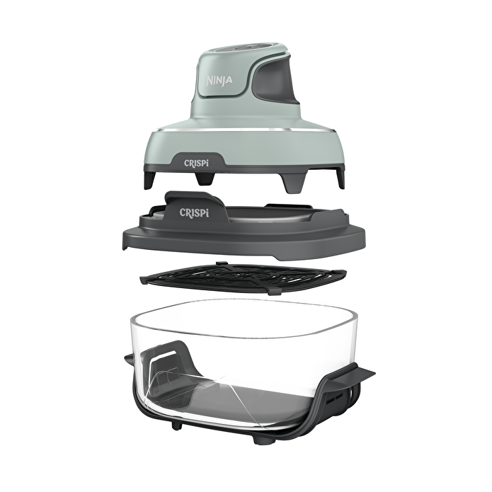 Ninja Crispi 4 in 1 Taşınabilir Cam Hazneli Pişirme Sistemi - Sage Green