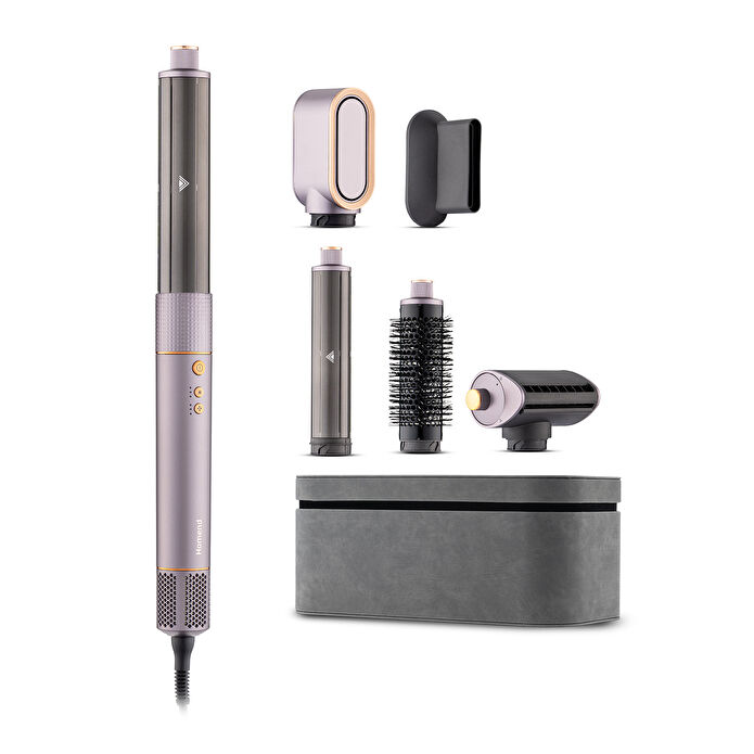 Homend Hairmony 4606h Plus Saç Kurutma ve Şekillendirme Seti Mor