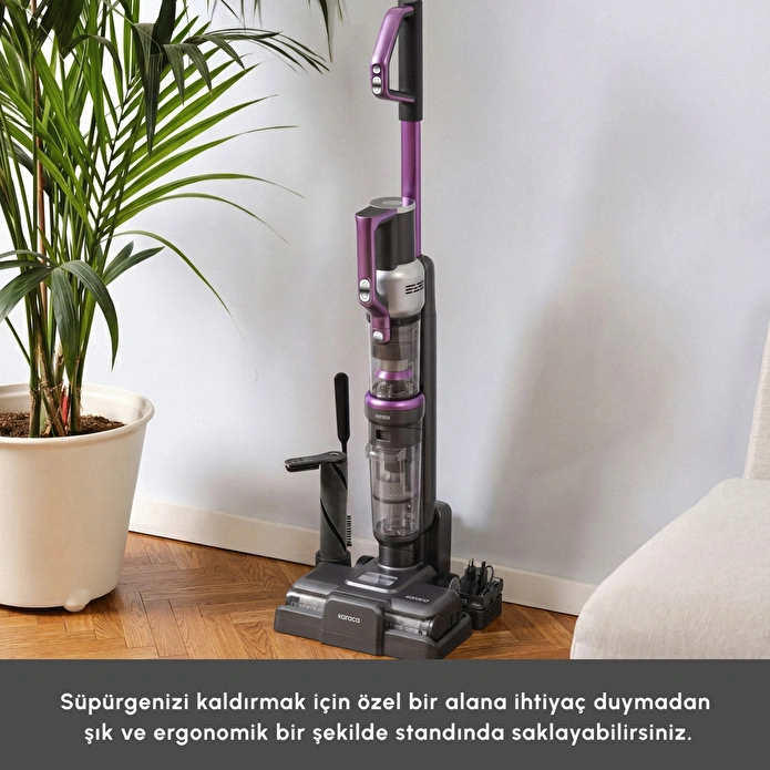 Karaca Aquaclean X10 3 in 1 Islak ve Kuru Kablosuz Dikey Süpürge