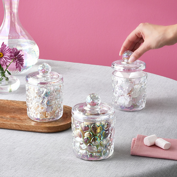 Karaca Robby Lüsterli 3'lü Baharat Takımı Kalpli