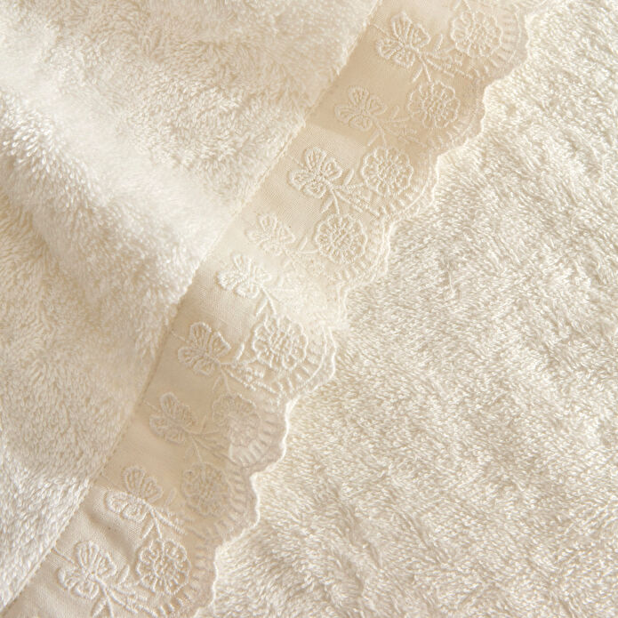 Karaca Home Artisan Demeter %100 Pamuk El Havlusu Ekru 30x50 cm