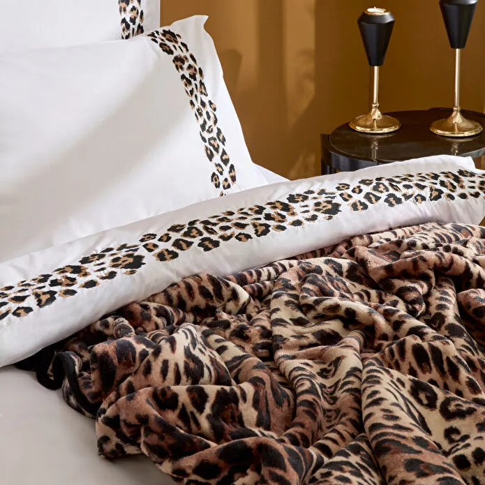 Karaca Home Savanna Çift Kişilik İspanyol Battaniye Kahverengi