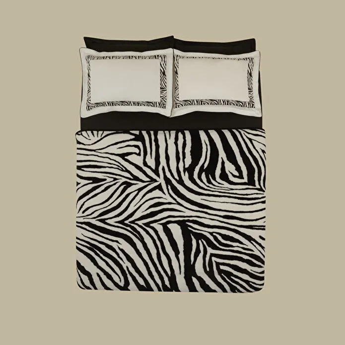 Karaca Home Zylara %100 Pamuk Çift Kişilik Nish Set Siyah