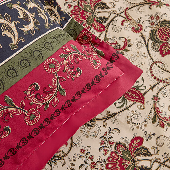 Karaca Home Mırabel Çift Kişilik Nevresım Takımı Bordo