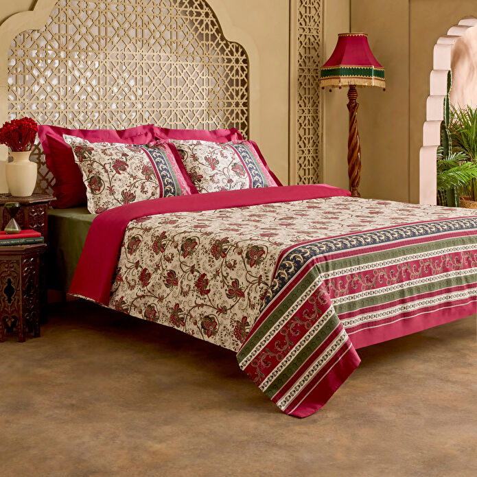 Karaca Home Mırabel Çift Kişilik Nevresım Takımı Bordo