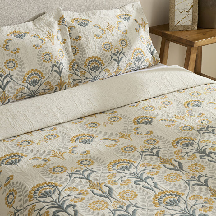 Karaca Home Alvea Çift Kişilik Yatak Örtüsü Takımı