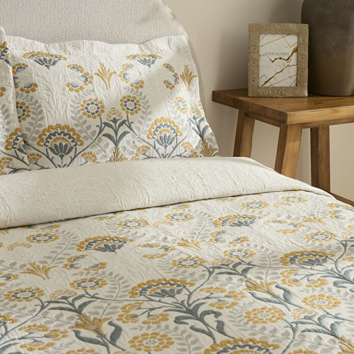 Karaca Home Alvea Çift Kişilik Yatak Örtüsü Takımı