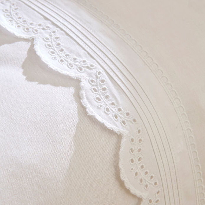 Karaca Home Ovelın Çift Kişilik Nevresim Takımı Beyaz