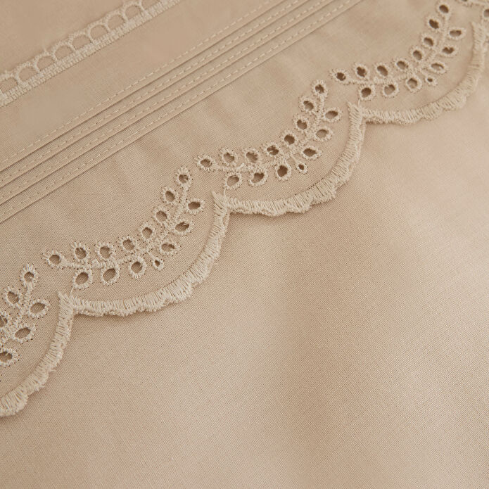 Karaca Home Ovelin Çift Kişilik Nevresim Takımı Bej