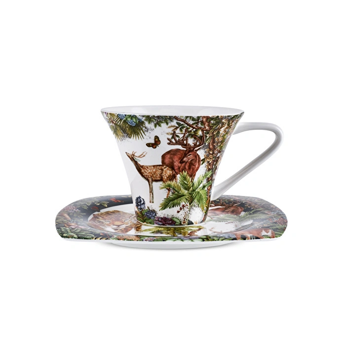 Karaca Fine Pearl Zoo 26 Parça Kahvaltı Seti Kare