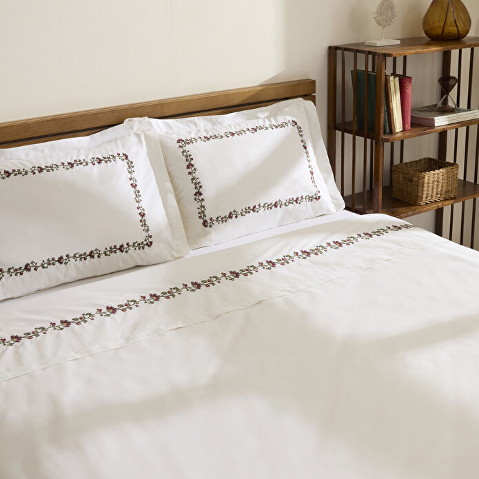 Karaca Home Merlith Çift Kişilik Nevresim Takımı Beyaz