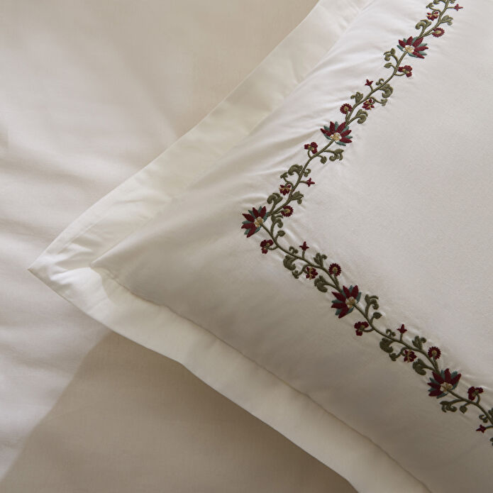 Karaca Home Merlith Çift Kişilik Nevresim Takımı Beyaz