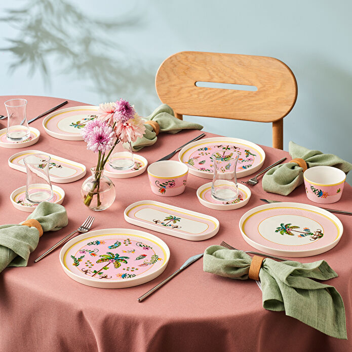 Karaca Stream Bone Floric 28 Parça 6 Kişilik Kahvaltı Seti