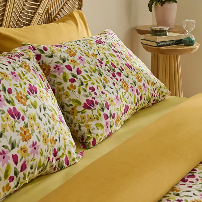 Sarah Anderson Bloomsy Tek Kişilik Nevresim Takımı Pembe