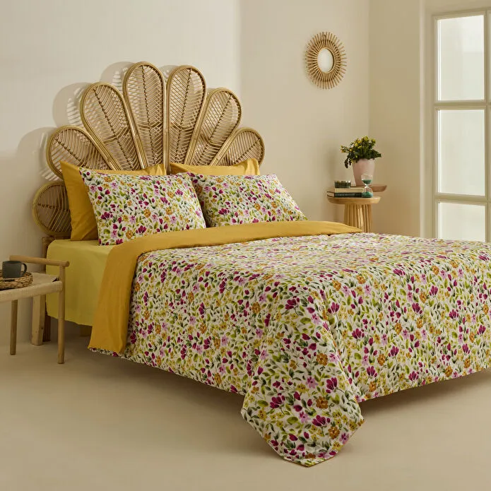 Sarah Anderson Bloomsy Tek Kişilik Nevresim Takımı Pembe