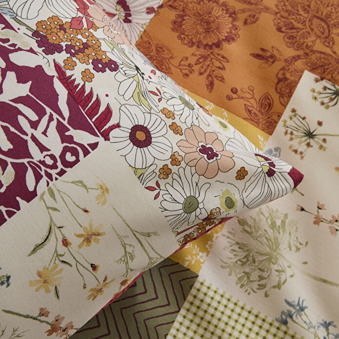 Sarah Anderson Comfora Çift Kişilik Nevresim Takımı Multicolour