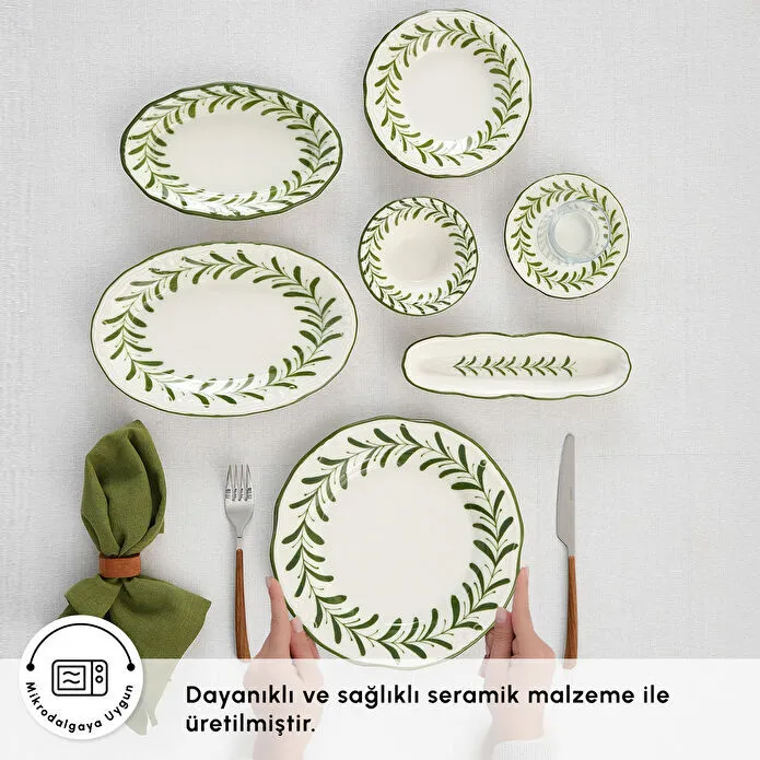 Karaca Oliva 32 Parça 6 Kişilik Kahvaltı Takımı