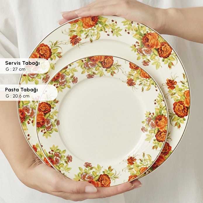 Karaca Elegance Bone Montebello 60 Parça 8 Kişilik Yemek Takımı