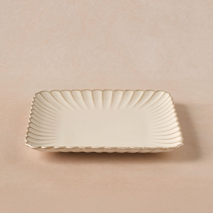 Karaca Daisy Kare Servis Tabağı 25,5 cm