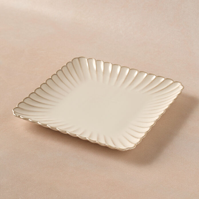 Karaca Daisy Kare Servis Tabağı 25,5 cm