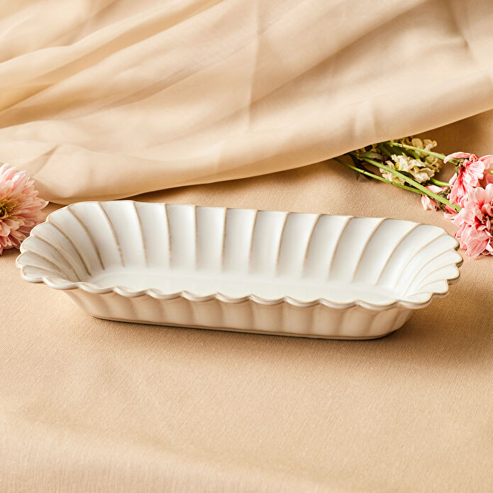 Karaca Daisy Derin Kayık Tabak 26 cm