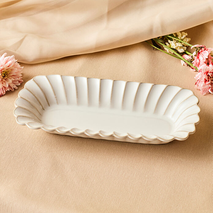 Karaca Daisy Derin Kayık Tabak 26 cm