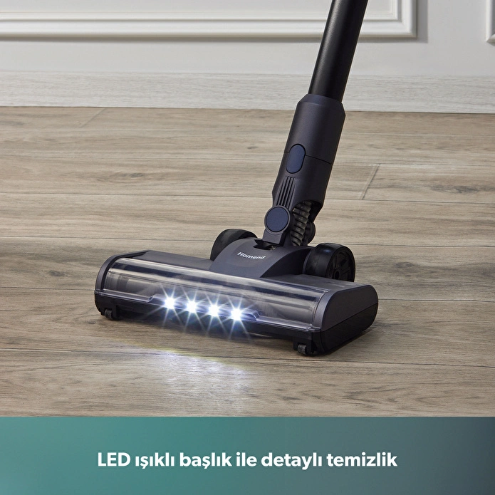 Homend Dustrider 1271H 160W Şarjlı Dikey Süpürge 12 KPA