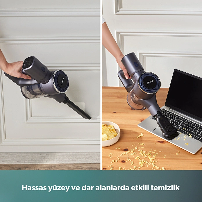 Homend Dustrider 1271H 160W Şarjlı Dikey Süpürge 12 KPA