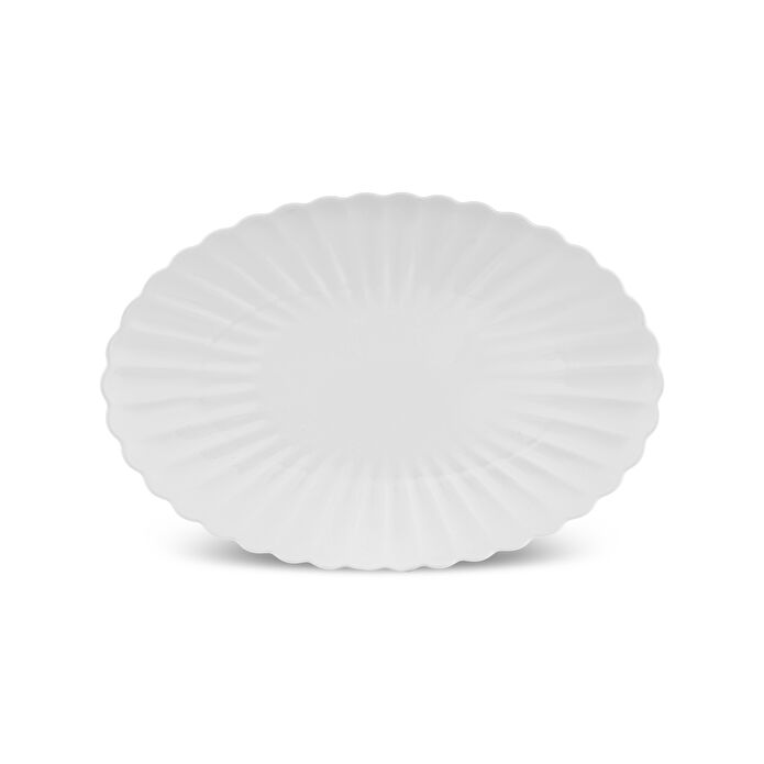 Karaca Stream Bone Umbrella 53 Parça 12 Kişilik Yemek Takımı Beyaz