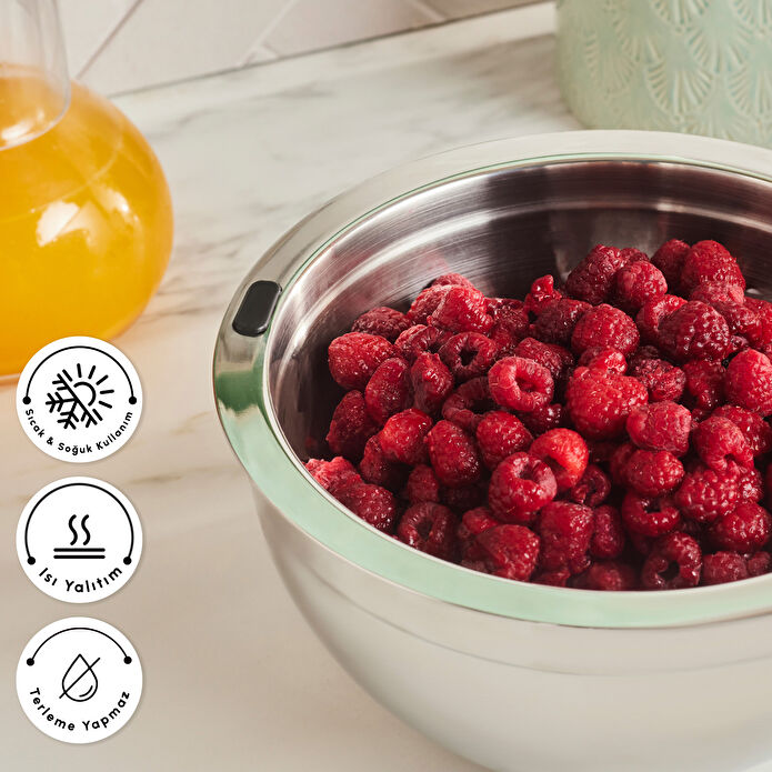 Karaca Mutfaksever Ice Hot Bowl Çelik Servis Kasesi 20 cm