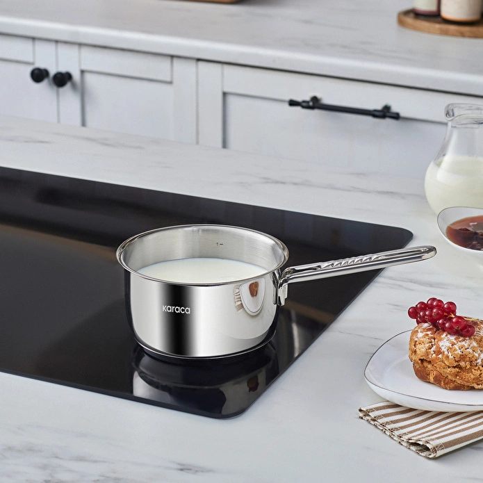 Karaca Sürmene Çelik Sütlük/Sosluk 14 cm