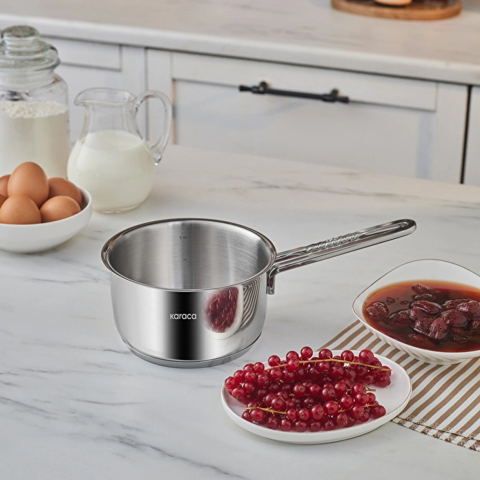 Karaca Sürmene Çelik Sütlük/Sosluk 14 cm