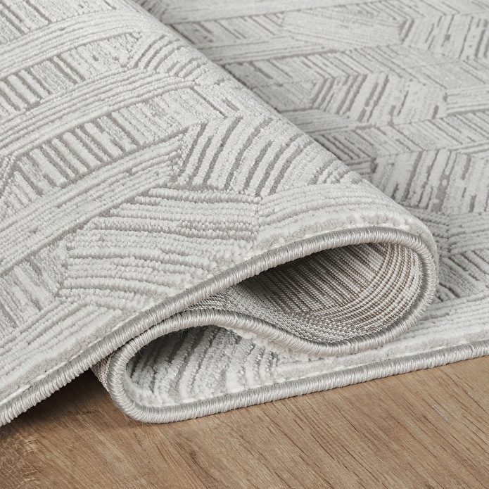 Kaşmir Halı 7/24 Sahara Sofline Aura Grey 80x150 cm