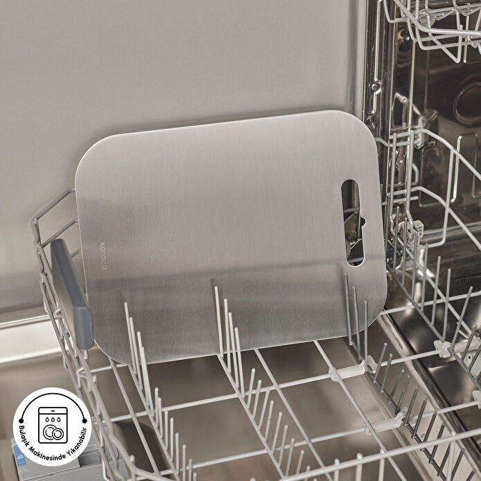 Karaca 304 Paslanmaz Çelik Kesme Tahtası Inox