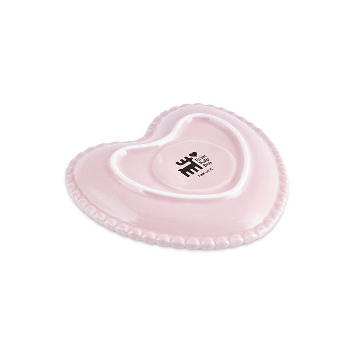 Karaca Pink Love Kahve Fincanı ve Tabağı Pembe