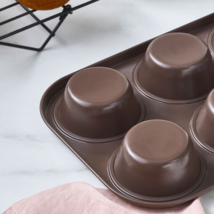 Karaca Mocca 6'lı Muffin Kalıbı