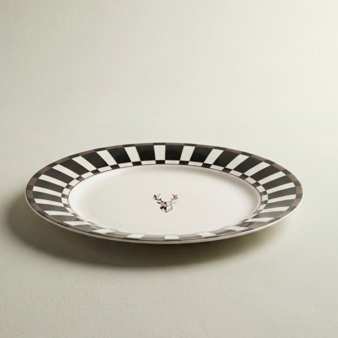 Karaca Aries Geyikli Pasta Tabağı 20 cm