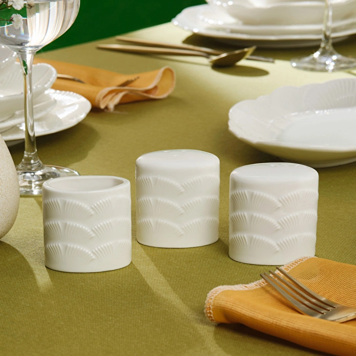 Karaca Stream Bone Floral White 53 Parça 12 Kişilik Yemek Takımı