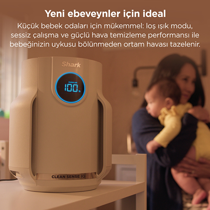 Shark NeverChange5 Compact Pro Hava Temizleyici - Beyaz