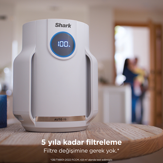 Shark NeverChange5 Compact Pro Hava Temizleyici - Beyaz