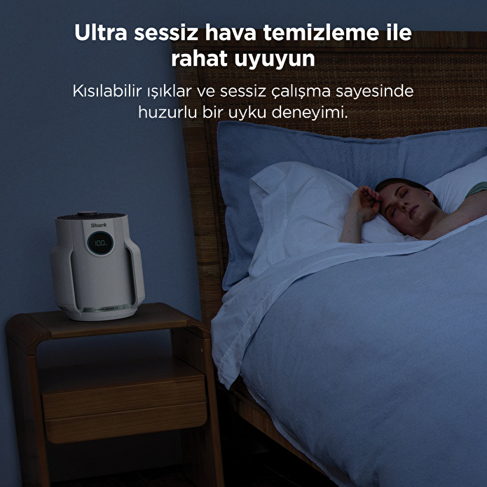 Shark NeverChange5 Compact Pro Hava Temizleyici - Beyaz