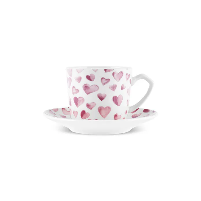 Karaca Pinky 6 Kişilik Kahve Fincan Takımı 80 ml