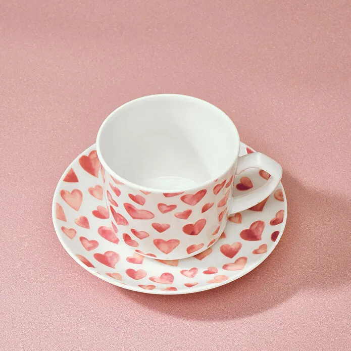 Karaca Pinky 6 Kişilik Kahve Fincan Takımı 80 ml